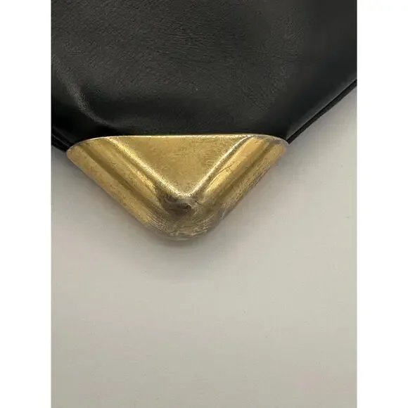 Christian Dior Leather Shoulder Bag CD Logo Plate/Black, GUC - Picture 4 of 13